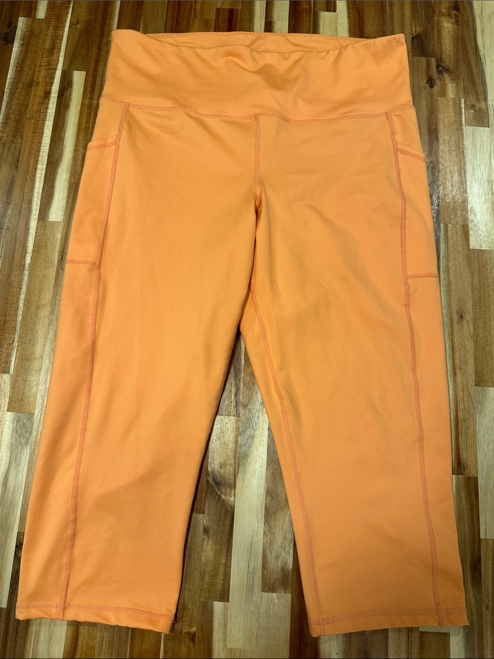 Ideology Orange Activewear Crop Top 433